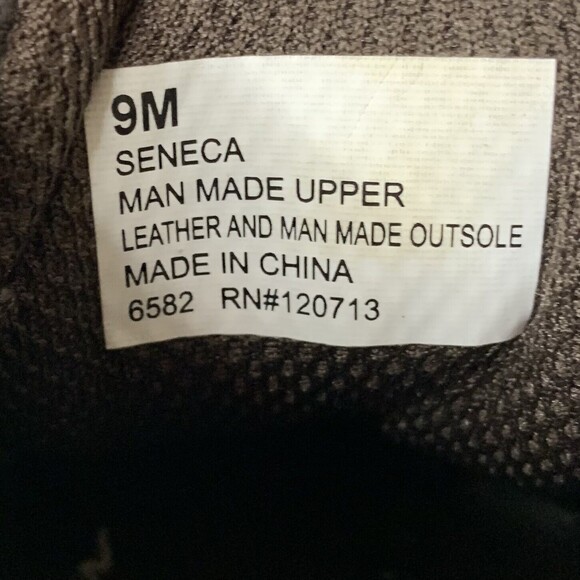 Eddie Bauer Lace Up Boots Size Zipper Seneca Brown Size 9M Kids - Picture 7 of 8